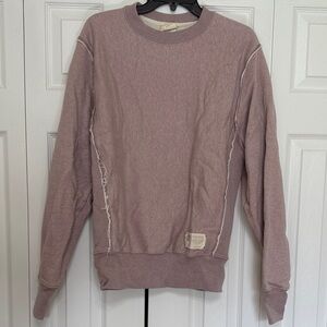 Champion Men's Dusty Pink Crewneck Sweater